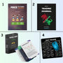 Pack of 4: Book & Journal & Trading Cards and Mouse Pad